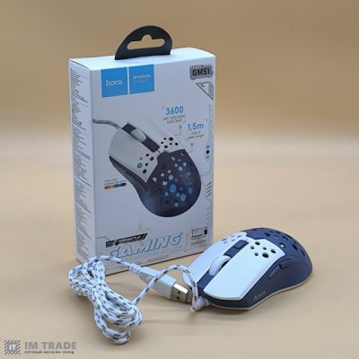 Мишка  HOCO GM51 Sky біло-голуба
