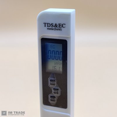 Тестер якості води TDS&EC Meter E-1 + термометр		
