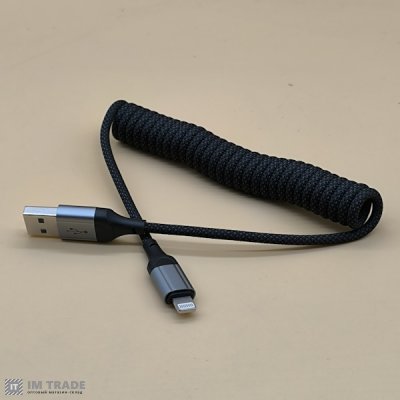 кабель Iphone 5G 1м HOCO X121 чорний