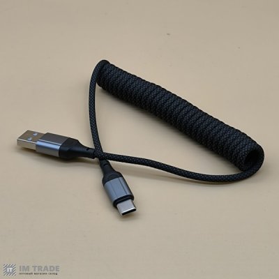 Кабель USB / TYPE-C  1м Hoco X121 чорний