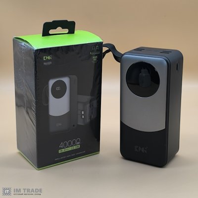 Банк заряда 40000 mAh King Power KPG-402X 22.5W 2cable LCD 