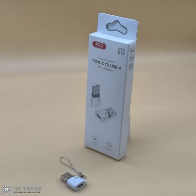 Переходник USB на Type-C  XO NB256D білий