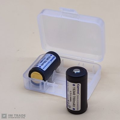 Акумулятор 123(RCR123A Keeppower 800mAh  3,7Vз захистом