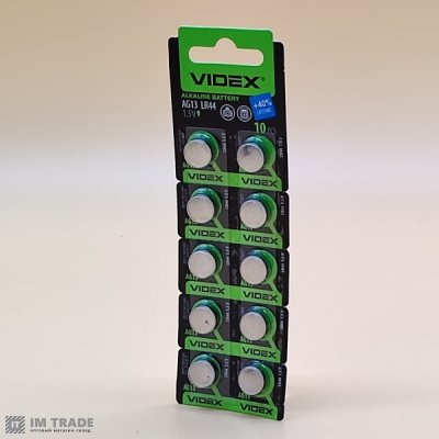 bat Videx  AG 13  (уп 10 шт) ціна за шт.