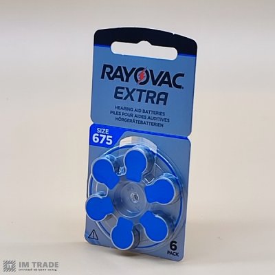 bat воздушно цинковая  Zinc Air HA675 (уп 6 шт) ціна за шт.