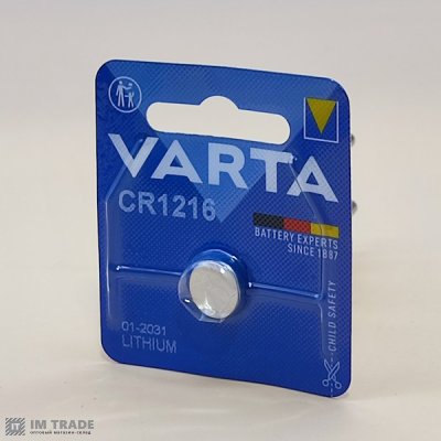 CR VARTA 1216 (уп 1 шт) ціна за шт.