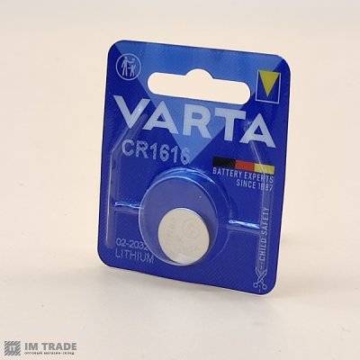 CR VARTA 1616 (уп 1 шт) ціна за шт.