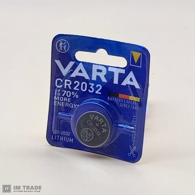 CR VARTA 2032 (уп 1 шт) ціна за шт.