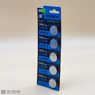 CR Videx 2032  (уп 5 шт) ціна за шт.