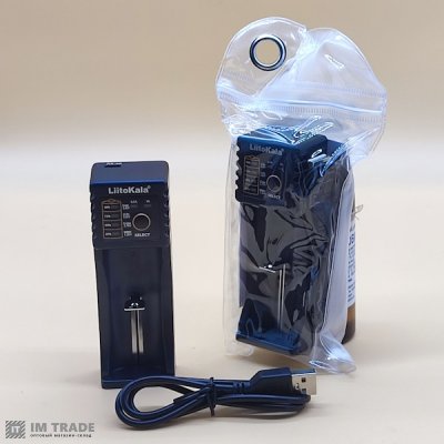 Заряд. пристрій на 1 АКБ LiitoKala 100B microUSB (Li-ion+NiMH)