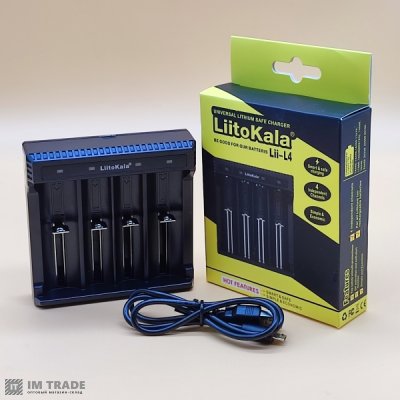 Заряд. пристрій на 4 АКБ LiitoKa Lii-L4 microUSB