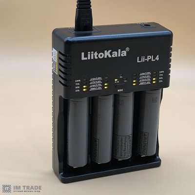 Заряд. пристрій на 4 АКБ LiitoKala Lii-PL4 (Li-ion,IMR,LiFe+NiMH) 220В/12В