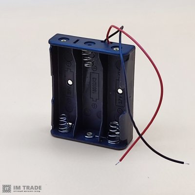 Корпус держатель под аккумулятор 18650 х3