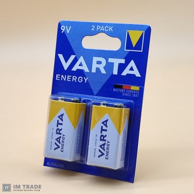6LR61 VARTA  Energy (уп 2 щт) ціна за шт