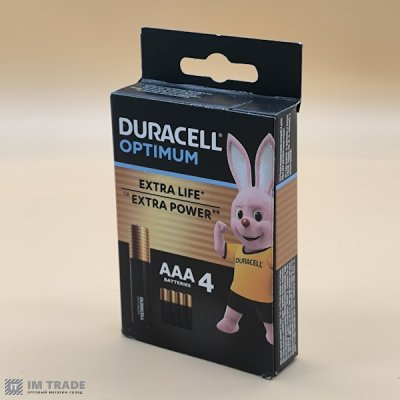 LR-3  DURACELL Optimum ціна за шт.замовлення кратно 4