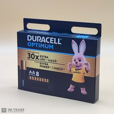 LR-6 DURACELL Optimum  ціна за шт..замовлення кратно 8