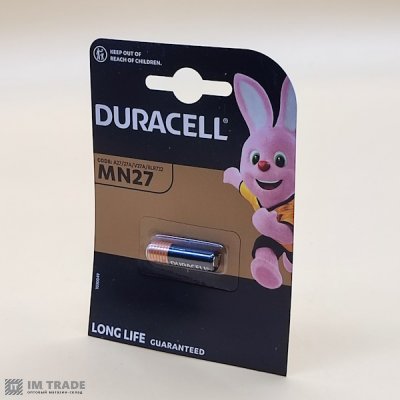 А-27 Duracell (1 шт) ціна за шт.