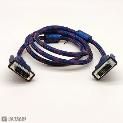 кабель  DVI to DVI 1,5 m тканина