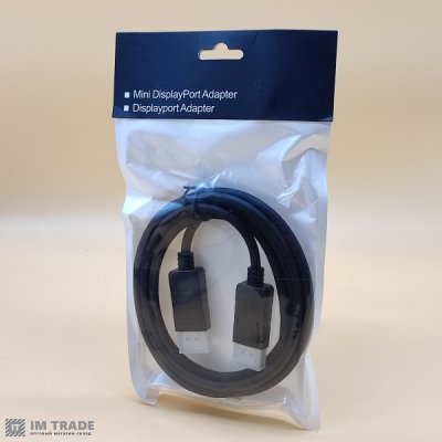 Кабель DisplayPort (M) - DisplayPort (M), 2E, Black, 1,8 м,  