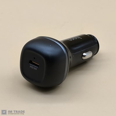АЗУ авто Hoco Z58 Rank PD30W /1 USB /LED