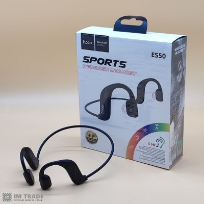 Bluetooth гарнитура Hoco ES50 Rima Air conduction BT headset Black