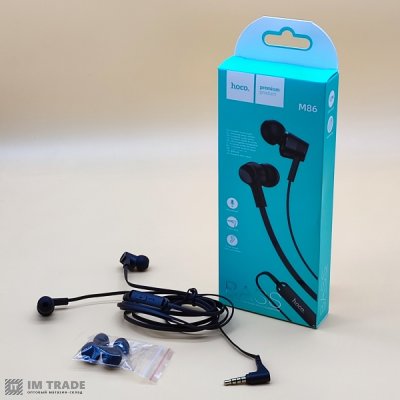 Гарнітура HOCO M86 black +mic
