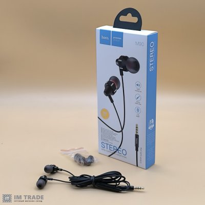 Гарнітура HOCO M90 black +mic
