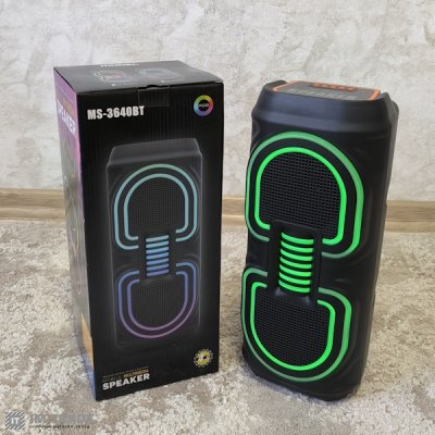 Портативна колонка  с USB+SD+Blutooth MS-3640BT 10ват 