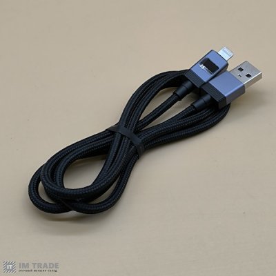 кабель Iphone 5G 1м HOCO X118 чорний
