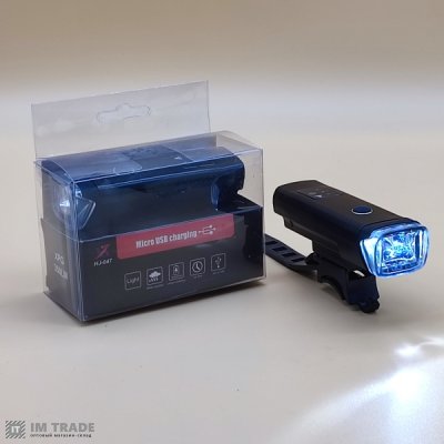 Ліхтар вело вб.акум HJ-047-XPG +дат.світла  microUSB 5режимів
