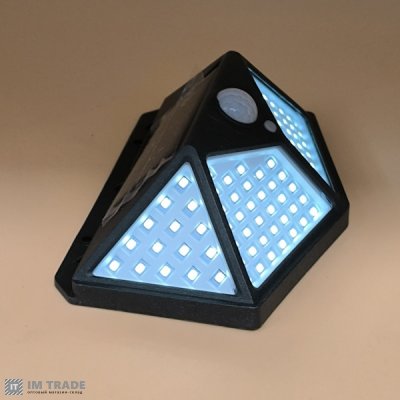 Ліхтар вуличний світло CL-100 LED, solar, датчик рух, дач світла