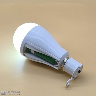 Ліхтар-лампочка FAE-3920 (LED 20W SMD) +2x18650 1реж