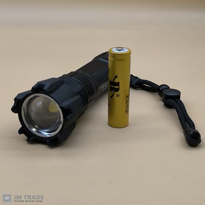 Ліхтар акум BL-A75-P90 zoom +BOX,Type-C, 18650 (3xAAA) 5реж