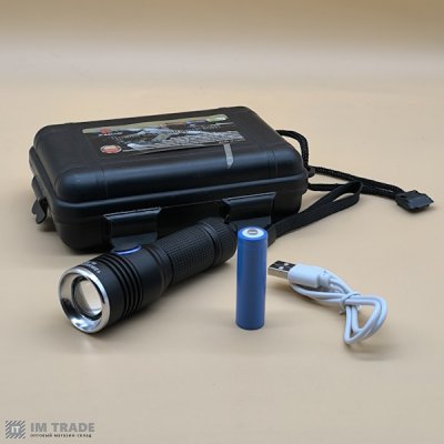 Ліхтар акум R842-T6 zoom +пл.БОКС,microUSB, 14500 4режима