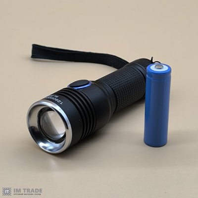 Ліхтар акум R842-T6 zoom +пл.БОКС,microUSB, 14500 4режима