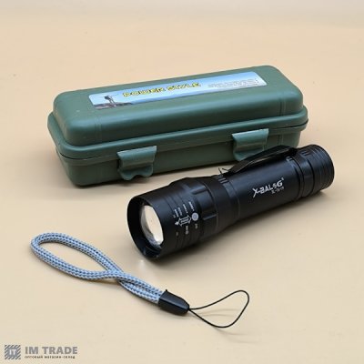 Ліхтар вбуд.акум алюм BL-T6-19 (T6+COB) zoom +microUSB 3реж