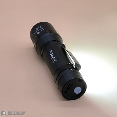 Ліхтар вбуд.акум алюм BL-T6-19 (T6+COB) zoom +microUSB 3реж