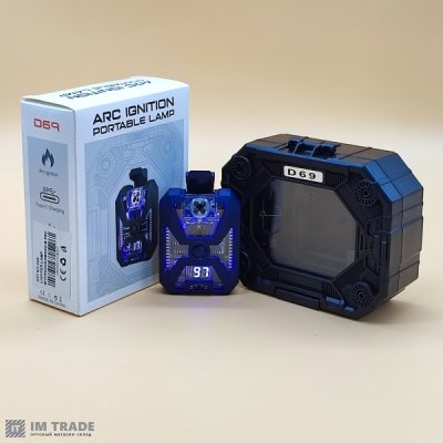 Ліхтар МУЛЬТИф. вб.акум пласт D69 +BOX,запаль.,LCD,TypeC 3+1реж