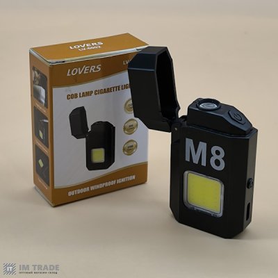 Ліхтар МУЛЬТИф. вб.акум пласт M8 LV-6002 (COB) +запальн.,TypeC  1реж