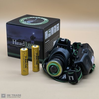 Ліхтар налоб акум BL-T106-T6+COB ЗУсеть+ав 4р zoom