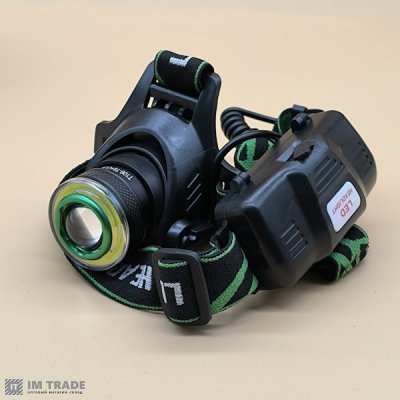 Ліхтар налоб акум BL-T106-T6+COB ЗУсеть+ав 4р zoom