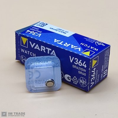 CR Varta V364 (SR-60) (уп 1 шт) ціна за шт.