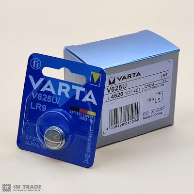 CR Varta V625U (LR-9)  (уп 1 шт) ціна за шт.