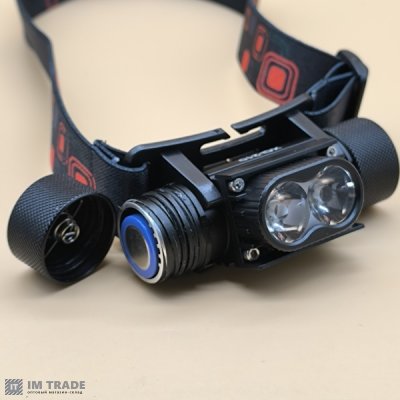 Ліхтар налоб акум XQ-210-2T6 (жовте+біле) +microUSB,18650  5режимів