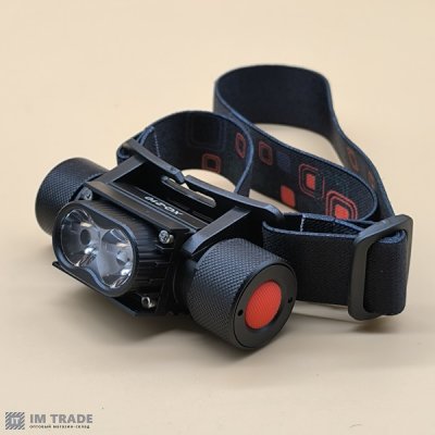 Ліхтар налоб акум XQ-210-2T6 (жовте+біле) +microUSB,18650  5режимів