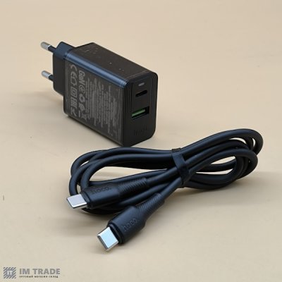 СЗУ Hoco CS95A кабель Type-C-Type-C PD30W+QC18W