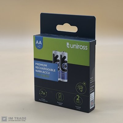 Акумуляторы Uniross BP2 HYBRIO Ni-Mh(R06,2700mAh ціна за шт.