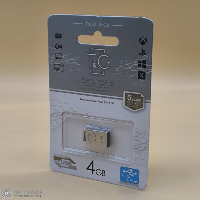 USB Flash Drive 4 Gb TNG 105 Metal