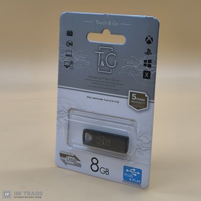 USB Flash Drive 8 Gb  TNG 117 Metal