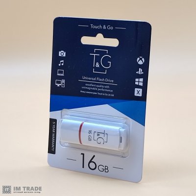 USB Flash Drive 16 Gb TNG 011 Classic series біла